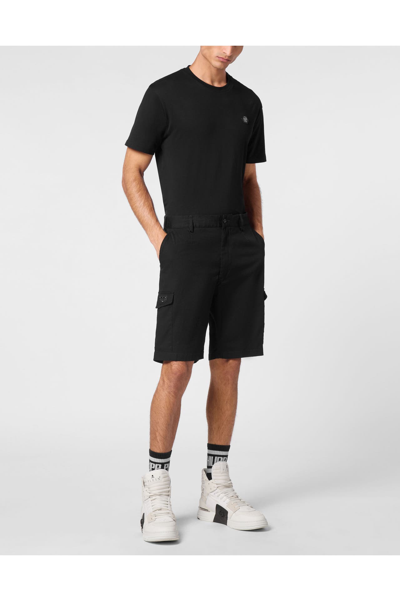 PHILIPP PLEIN Short 02 | black Loose Fit, Bild 1