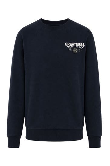 PHILIPP PLEIN Sweatshirt GREATNESS 24 | navy