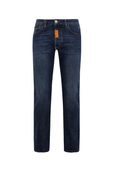 PHILIPP PLEIN Jeans BASIC 07BM | Blue Storm Straight