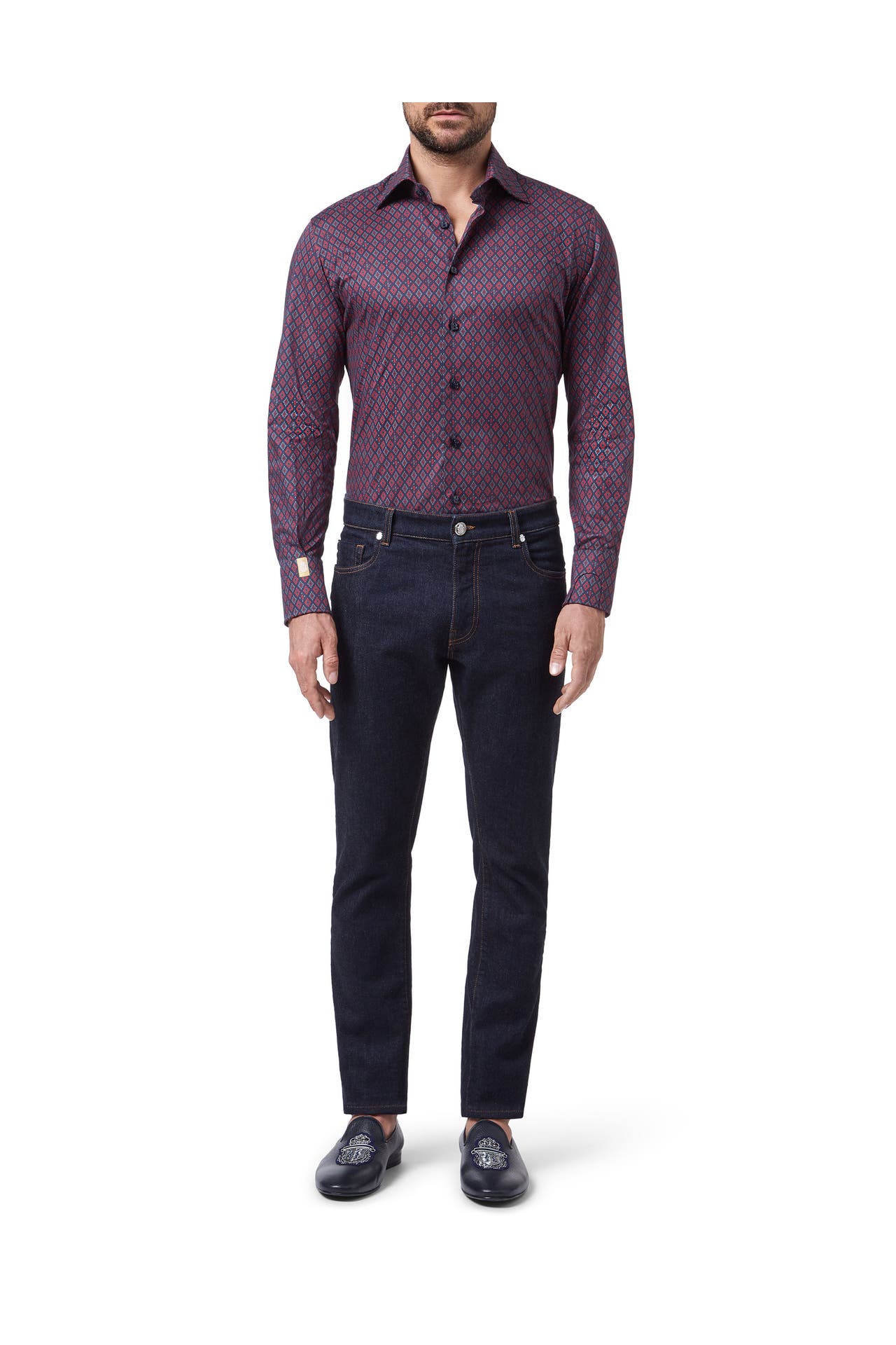 BILLIONAIRE Business-Hemd 14 | darkblue Slim Fit, Bild 1