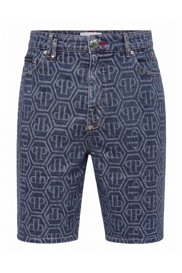 PHILIPP PLEIN Jeans MONOGRAM 07BM | Blue Storm Wide/ Loose Fit