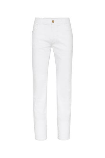 BILLIONAIRE Jeans BAROQUE 01 | white Straight