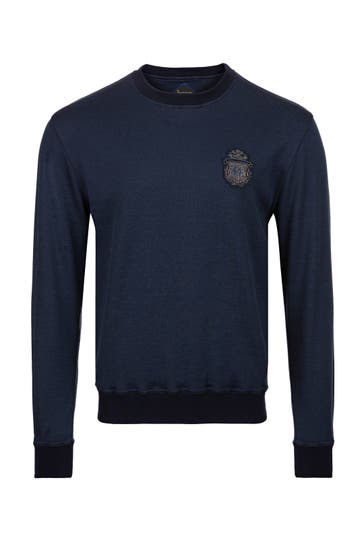 BILLIONAIRE Sweatshirt CREST 14 | darkblue