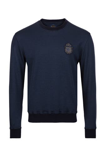 BILLIONAIRE Sweatshirt CREST 14 | darkblue