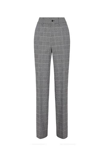 PHILIPP PLEIN Business-Hose Prince of Wales 71 | lightgrey Straight