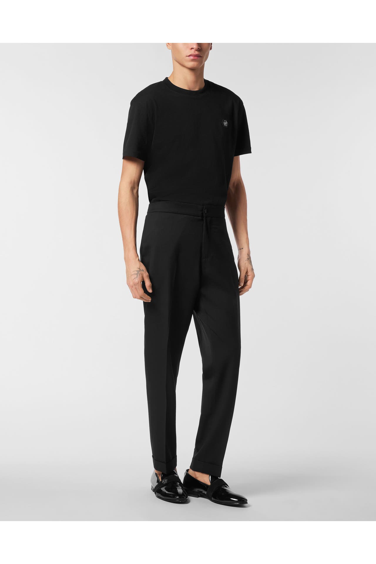 PHILIPP PLEIN Stoffhose 02 | black Chino, Bild 1