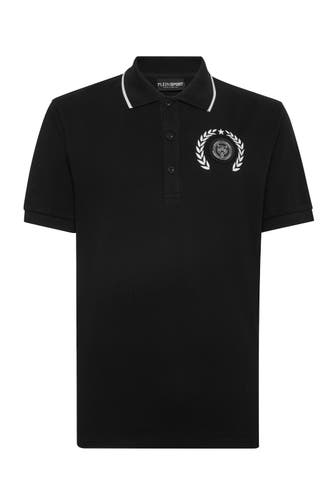 PLEIN SPORT Polo-Shirt TIGER 0201 | black/white