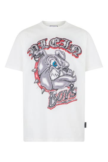 PHILIPP PLEIN Kurzarm-Rundhals-T-Shirt