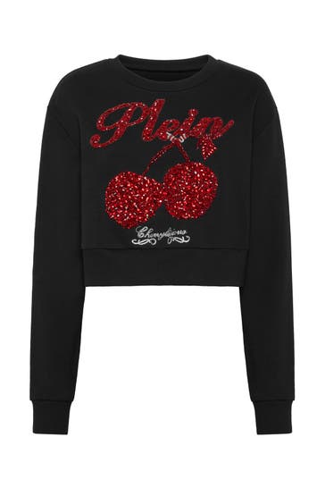 PHILIPP PLEIN Sweatshirt CHERRIES 02 | black