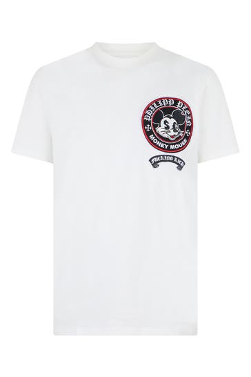 PHILIPP PLEIN Kurzarm-Rundhals-T-Shirt MONEY