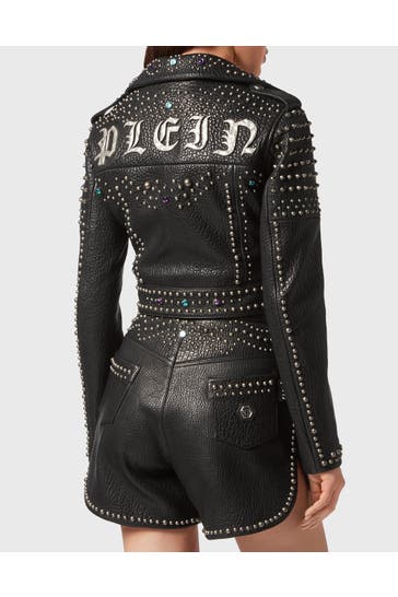 PHILIPP PLEIN Lederjacke 02 | black