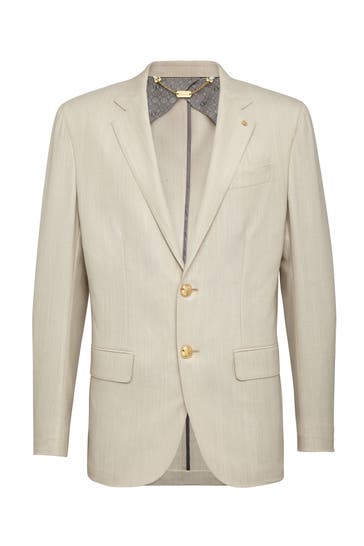 BILLIONAIRE Business-Sakko STATEMENT 06 | beige Slim Fit