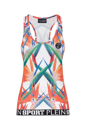 PLEIN SPORT Top 0121 | white/multicolored