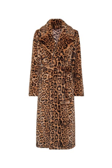 PHILIPP PLEIN Wollmantel LEOPARD 17 | leopard