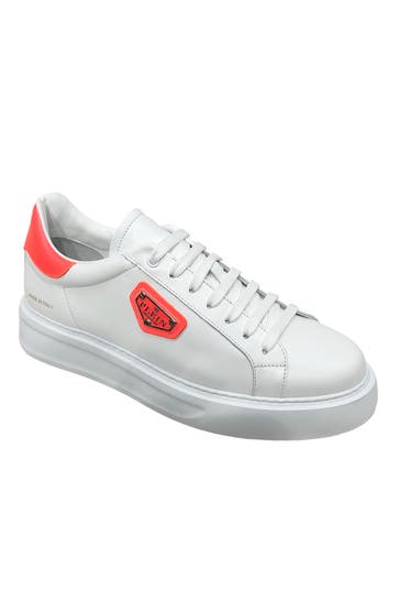 PHILIPP PLEIN Sneaker TITAN 0186 | White/orangefluo