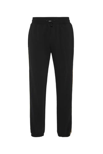 PLEIN SPORT Sweatpant 0294 | black/lightgold Wide/ Loose Fit