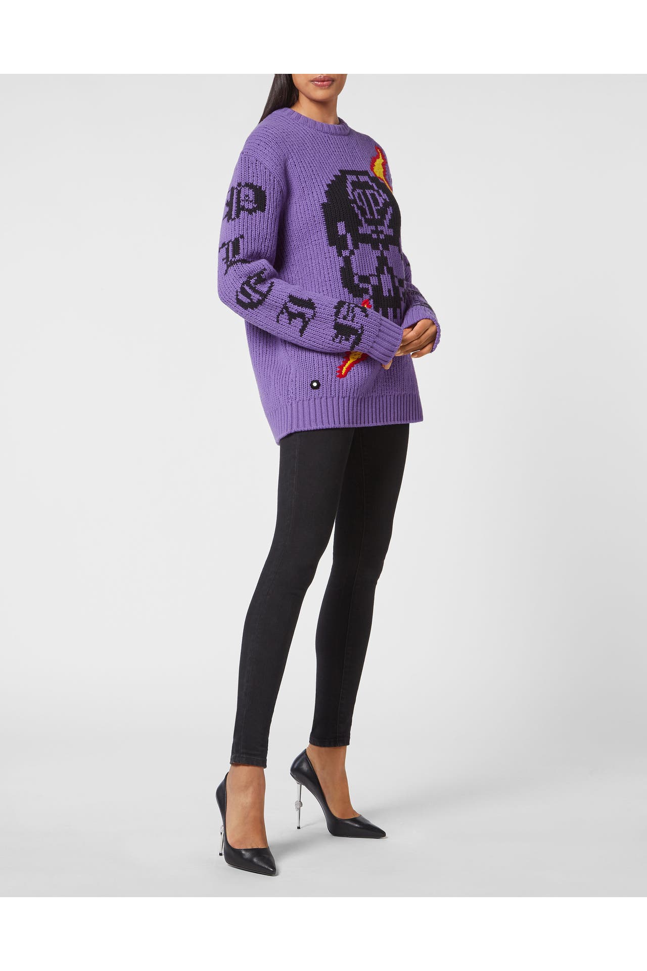 PHILIPP PLEIN Pullover SKULL 73 | Purple, Bild 1