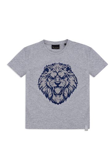 BILLIONAIRE T-Shirt LION 10 | grey