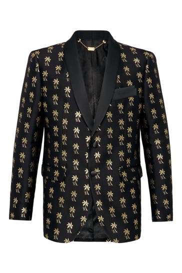 BILLIONAIRE Business-Sakko PALMS 0216 | black/gold Slim Fit