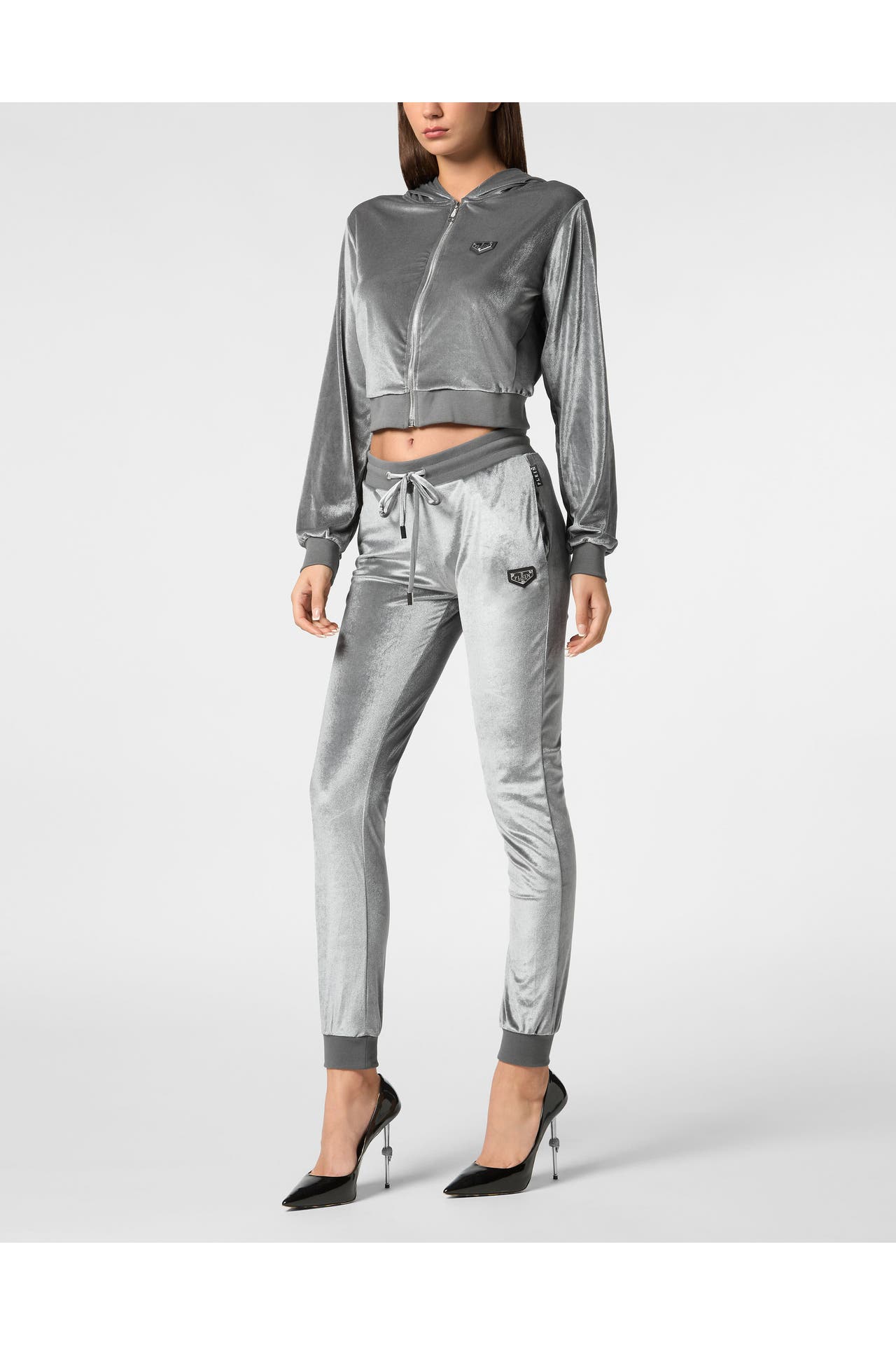 PHILIPP PLEIN Joggpant SKULL 10 | grey Straight, Bild 1