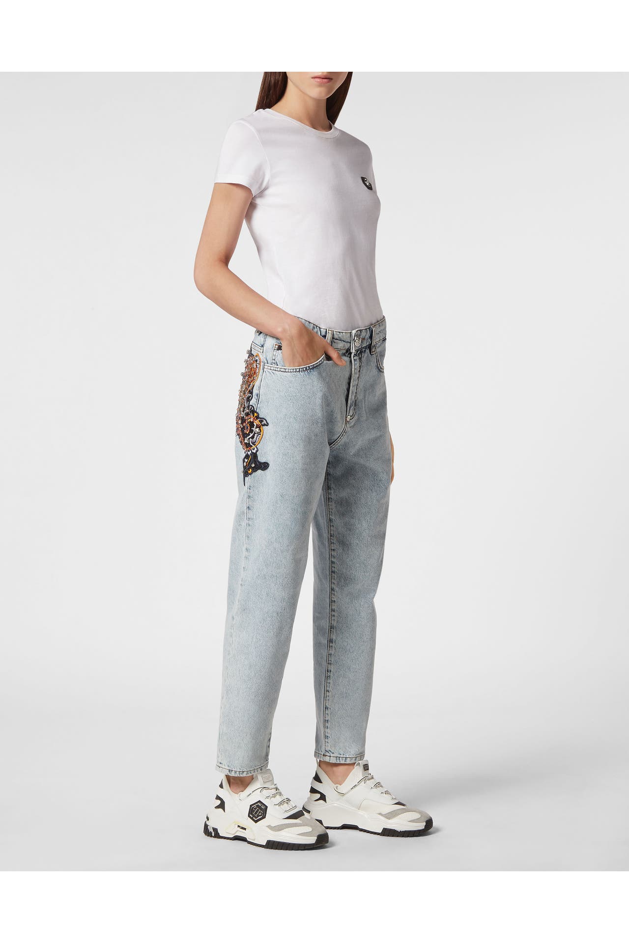 PHILIPP PLEIN Jeans PAISLEY 10MB | MiamiBlue Boyfriend, Bild 1