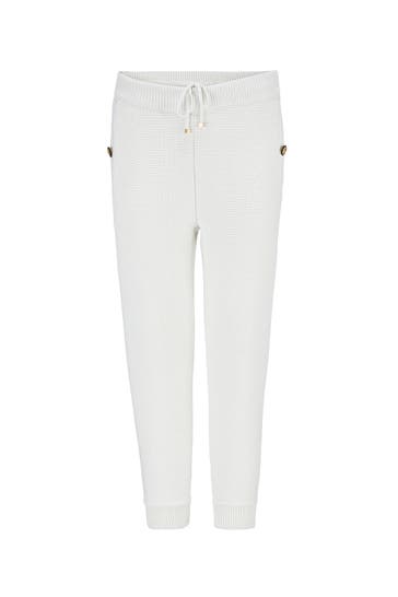 BILLIONAIRE Sweatpant CREST 01 | white Loose Fit