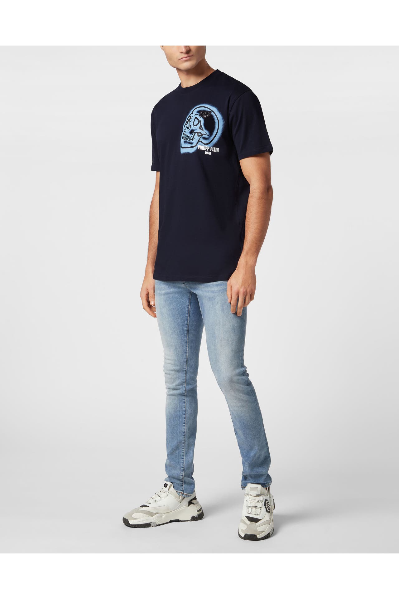 PHILIPP PLEIN T-Shirt Rundhalsausschnitt Ss SKULL, Bild 1