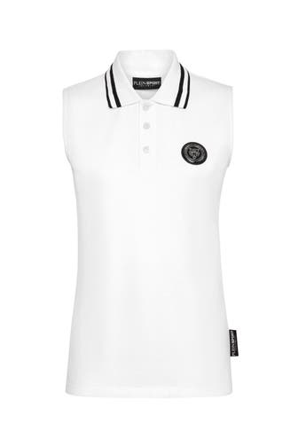 PLEIN SPORT Polo-Shirt STATEMENT 01 | white