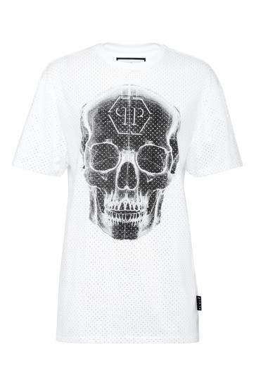 PHILIPP PLEIN T-Shirt SKULL 01 | white