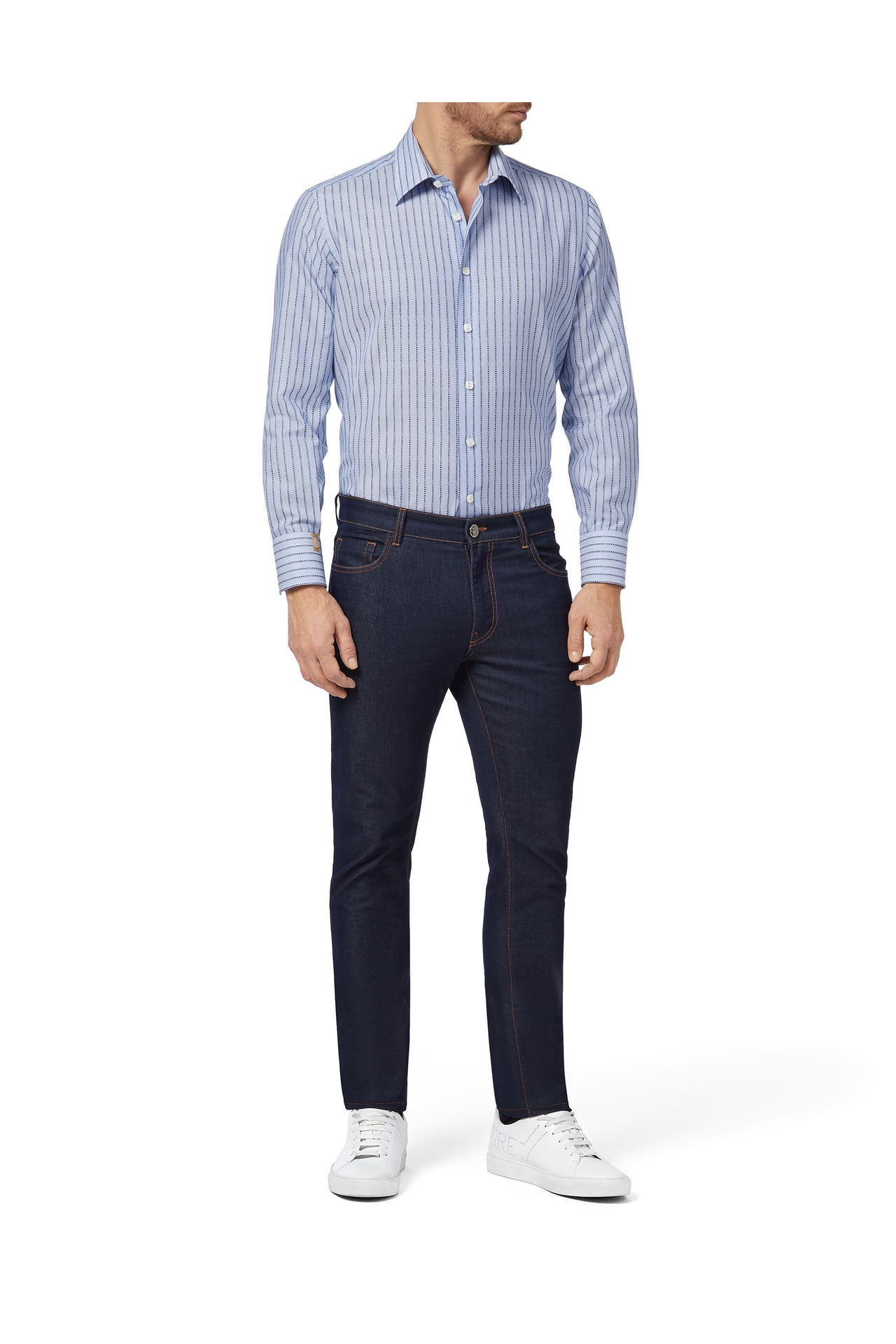 BILLIONAIRE Business-Hemd STATEMENT 08 | middleblue Slim Fit, Bild 1