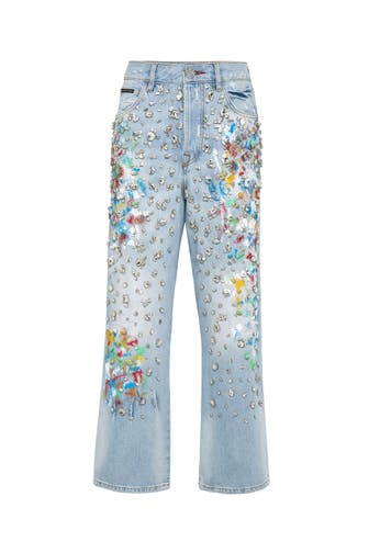 PHILIPP PLEIN Jeans 05AM | FrozenBlue Flared