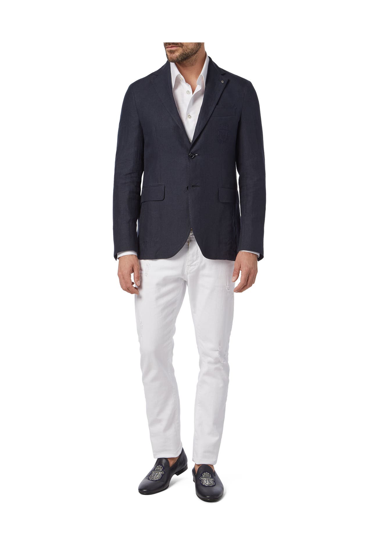 BILLIONAIRE Business-Sakko CREST 14 | darkblue Slim Fit, Bild 1