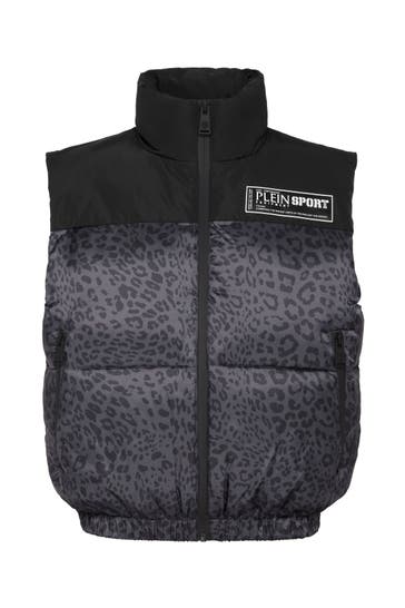 PLEIN SPORT Weste LEOPARD 02 | black
