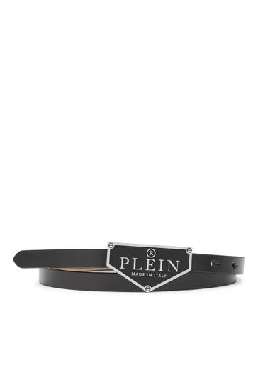 PHILIPP PLEIN Gürtel ICONIC PLEIN 0291 | black/nickel