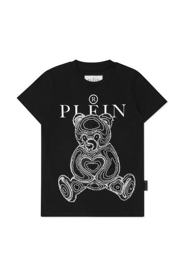 PHILIPP PLEIN T-Shirt TEDDY 0201 | black/white