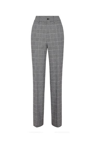 PHILIPP PLEIN Business-Hose Prince of Wales 71 | lightgrey Straight
