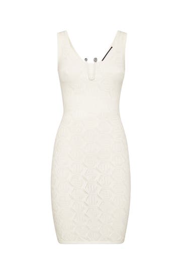 PHILIPP PLEIN Casual-Kleid MONOGRAM 01 | white