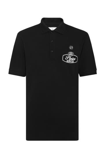 PHILIPP PLEIN Polo-Shirt RACING 02 | black