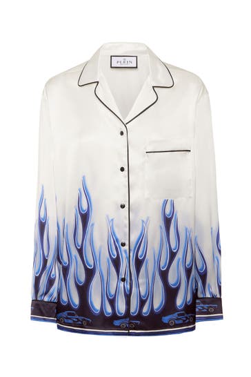 PHILIPP PLEIN Casual-Bluse FLAME 01 | white