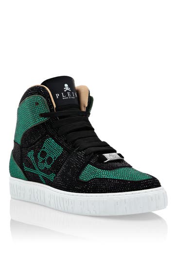 PHILIPP PLEIN Sneaker SKULL 0502 | green/black