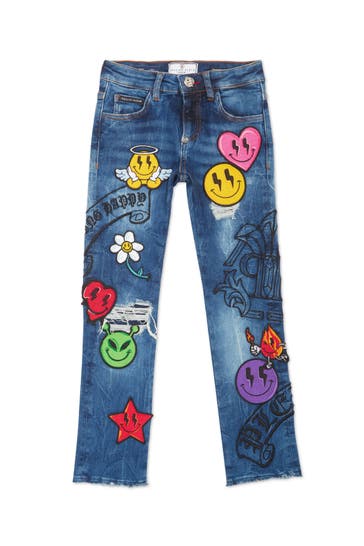 PHILIPP PLEIN Jeans SMILE 14BW | BlueWave Loose Fit