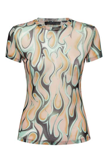 PHILIPP PLEIN T-Shirt FLAME 62 | nudepink