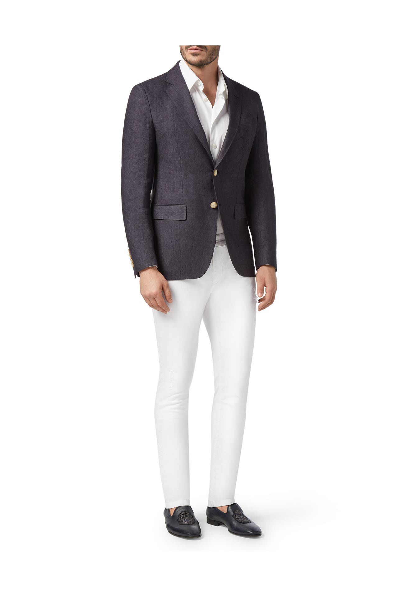BILLIONAIRE Business-Sakko DOUBLE B 14 | darkblue Slim Fit, Bild 1