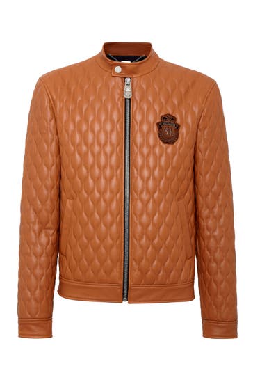BILLIONAIRE Lederjacke 04 | brown