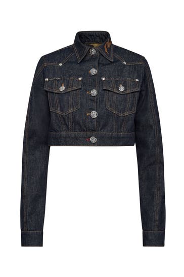 PHILIPP PLEIN Jeansjacke 14IC | IndigoBlueClean