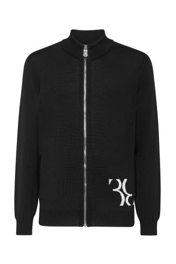 BILLIONAIRE Strickjacke 02 | black