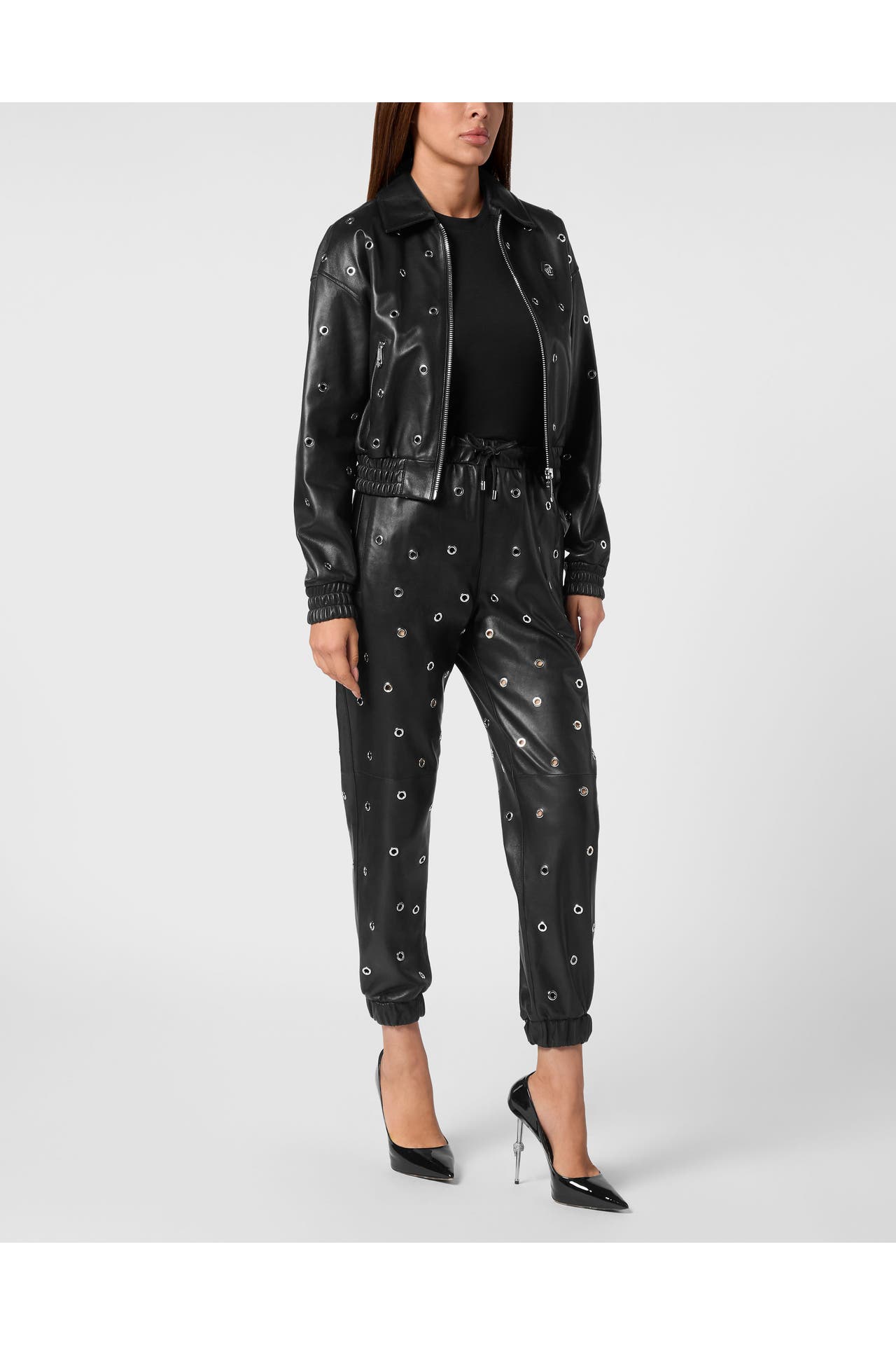 PHILIPP PLEIN Lederjacke 02 | black, Bild 1