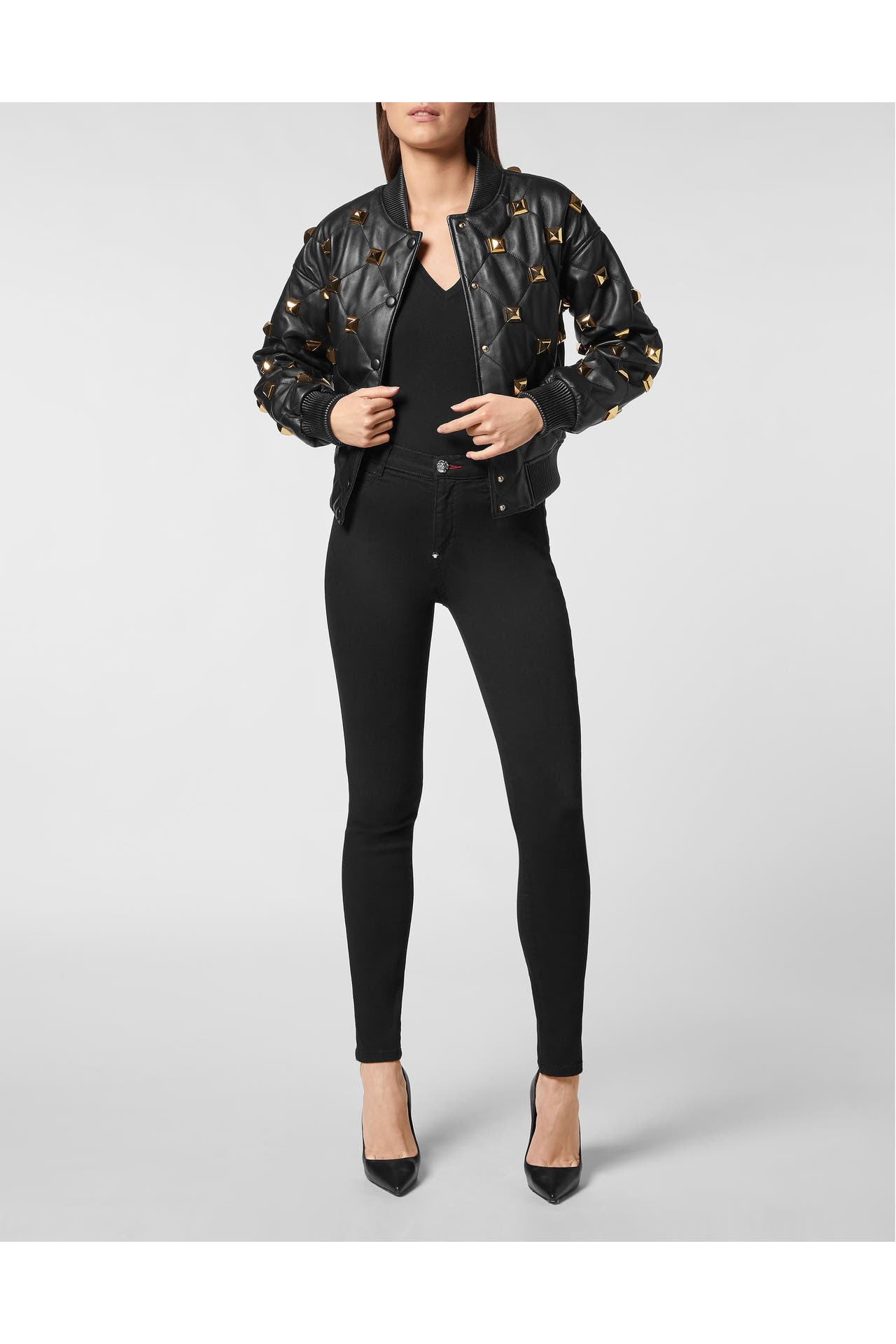 PHILIPP PLEIN Lederjacke 02 | black, Bild 1