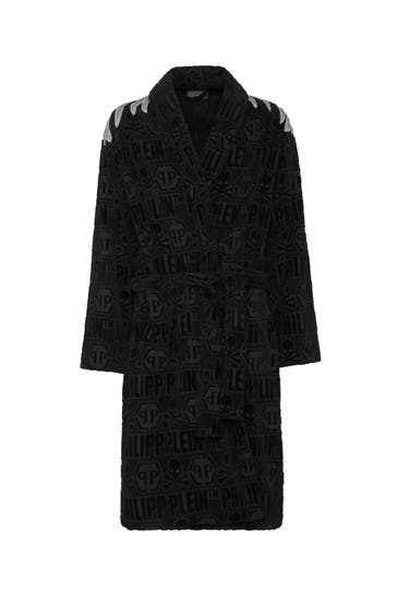 PHILIPP PLEIN Bademantel EAGLE 02 | black