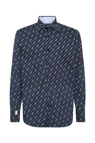 BILLIONAIRE Business-Hemd 14 | darkblue Slim Fit